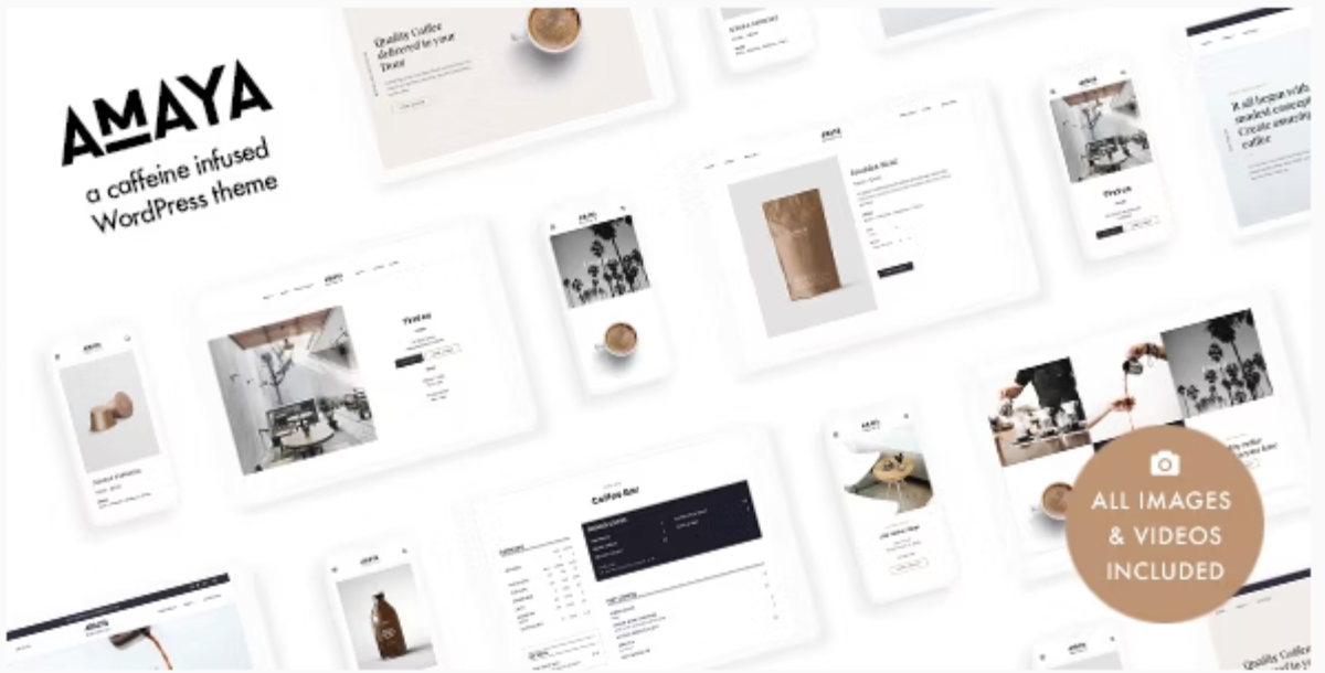 Amaya - Coffee Shop WordPress Theme