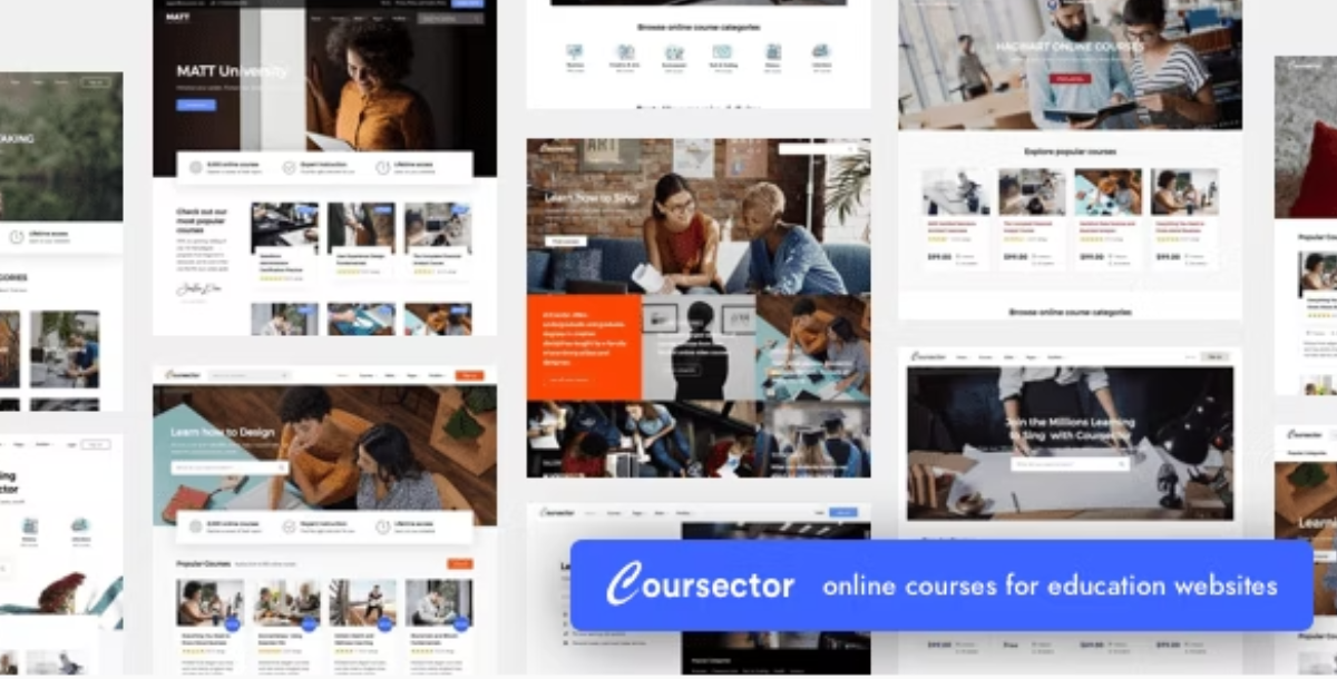 Coursector | Education WordPress