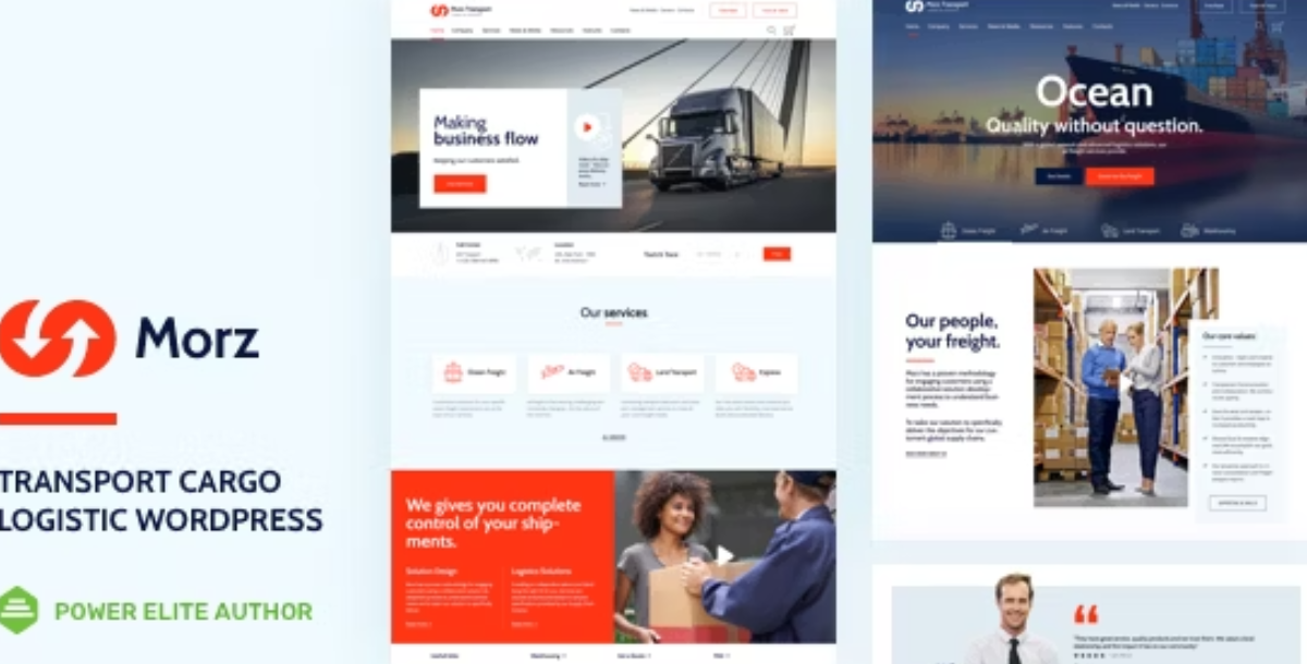 Morz - Logistics WordPress Theme