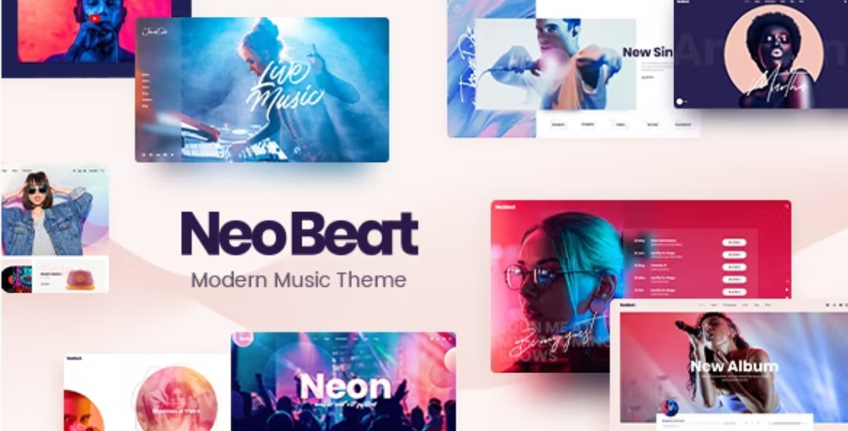 NeoBeat - Music WordPress Theme