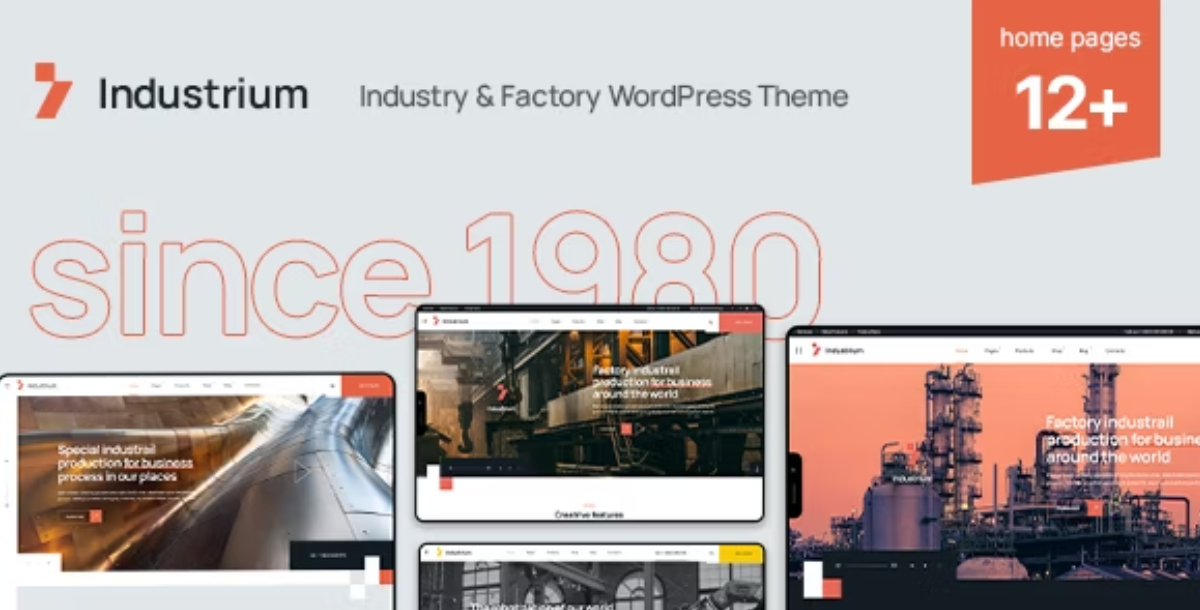 Industrium | Industry & Factory WordPress Theme