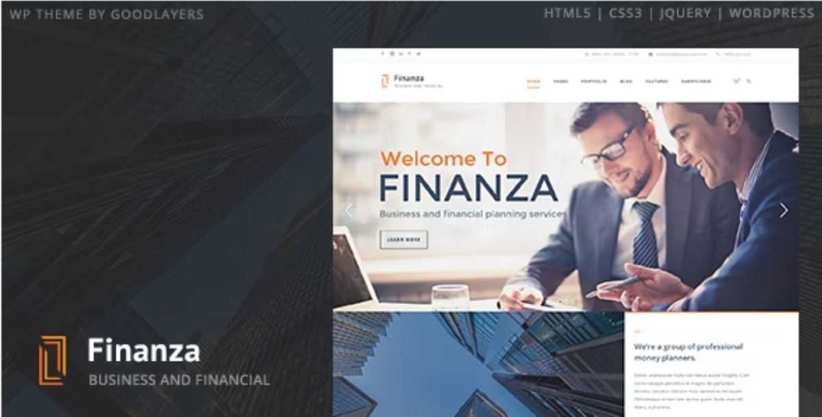 Finanza - Business & Financial WordPress