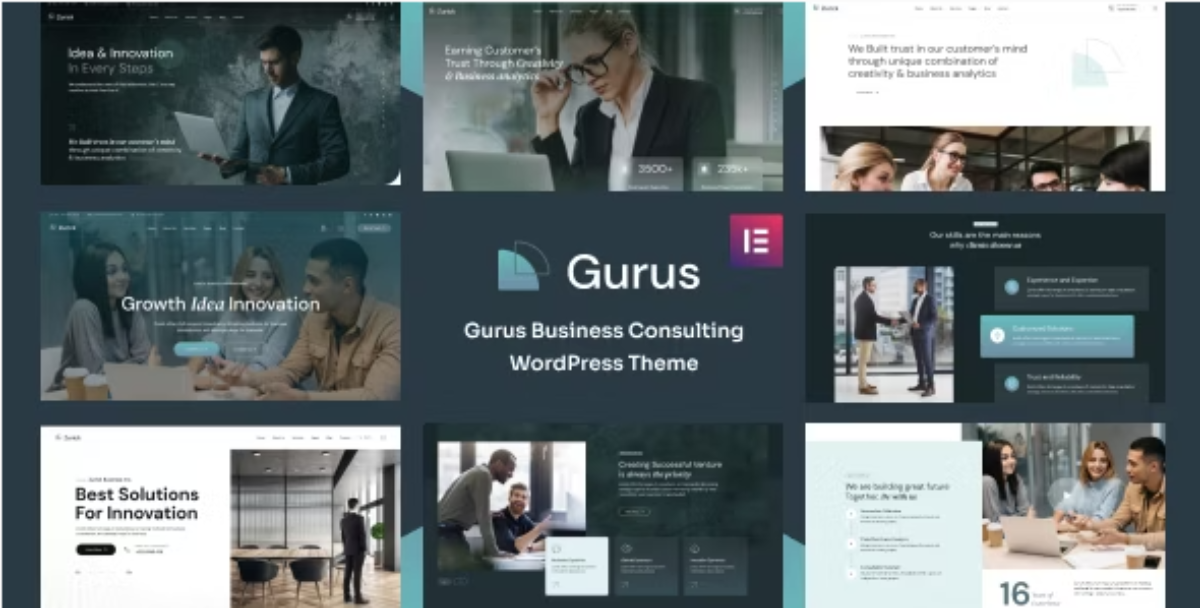 Gurus - Business Consulting WordPress Theme