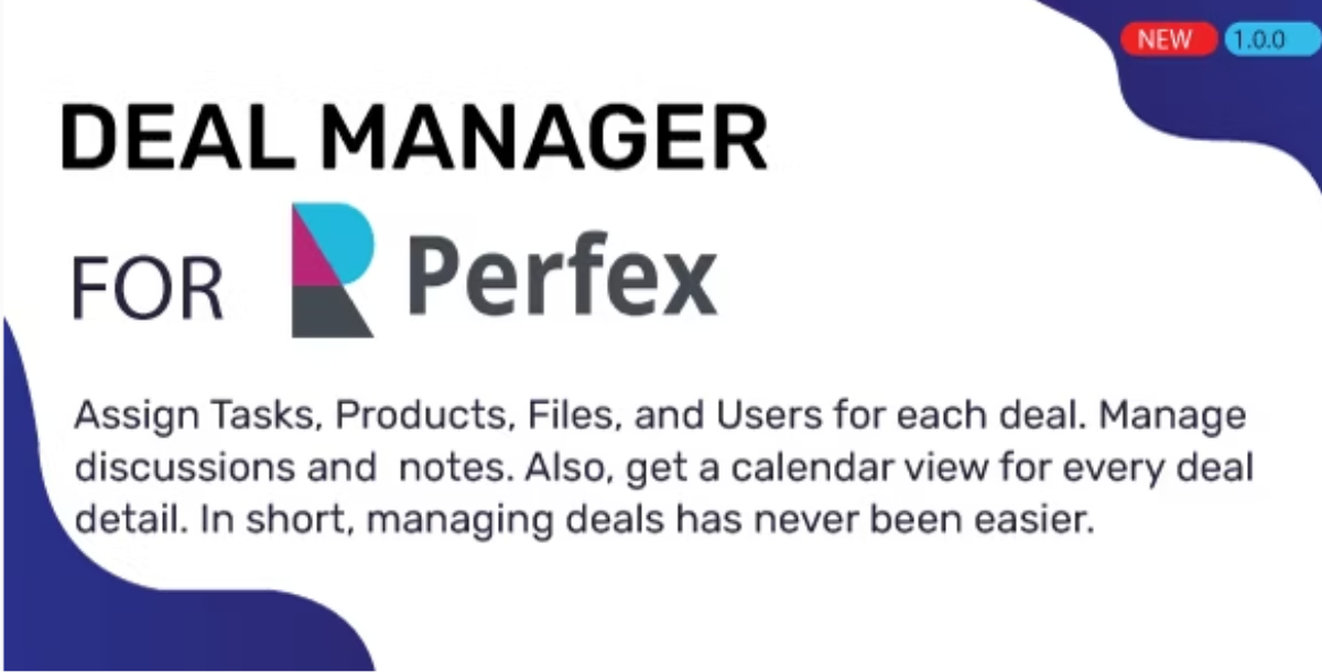 Deals Management for Perfex CRM