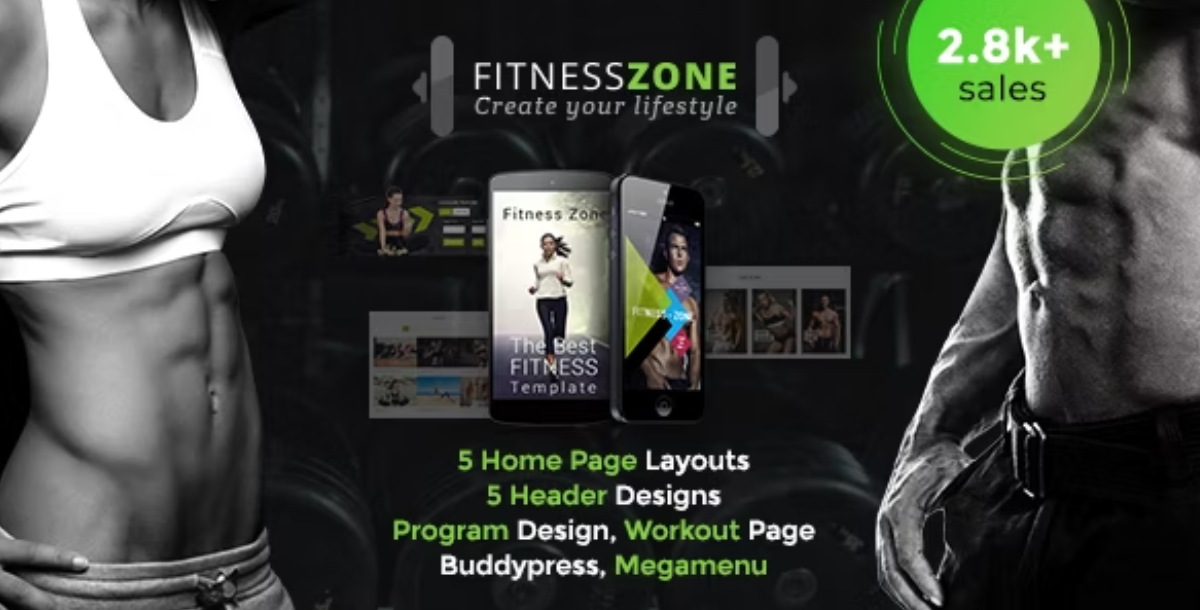 Fitness Zone WordPress Theme