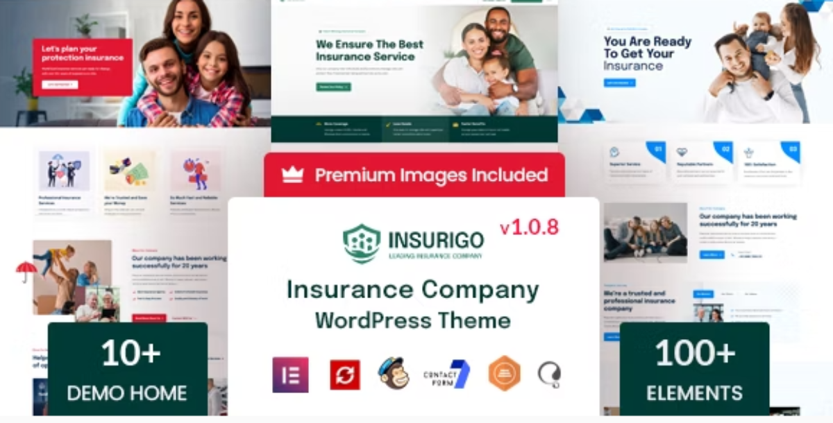 Insurigo - Insurance WordPress Theme