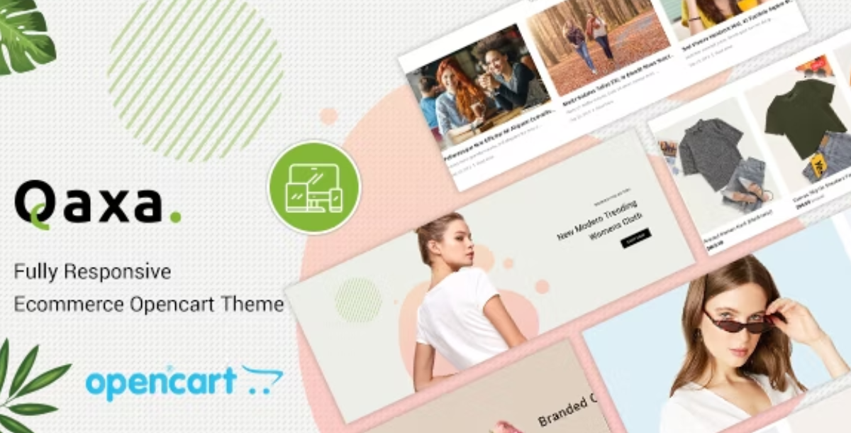 Qaxa - Responsive Fashion OpenCart 3 Theme