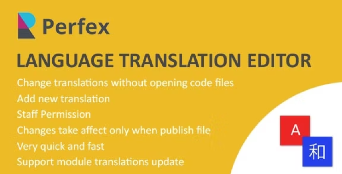 Language Translations for Perfex CRM