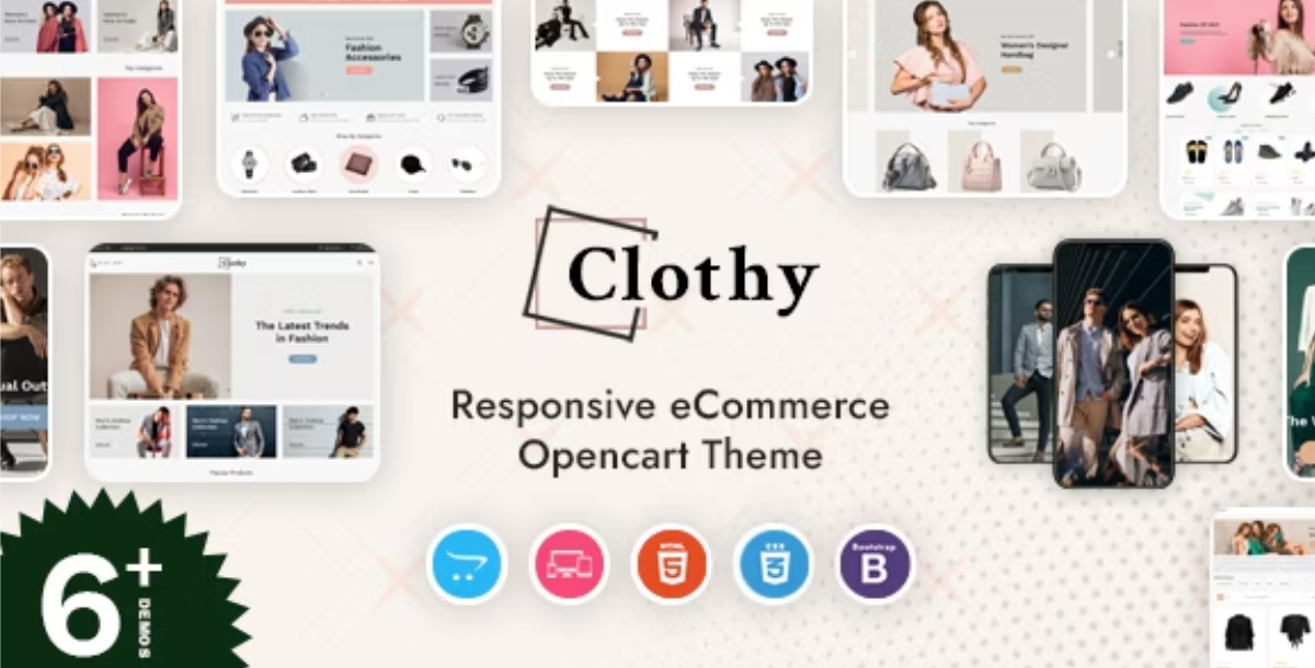 Clothy - Responsive OpenCart Theme