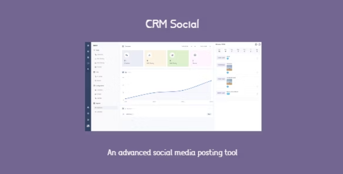 CRM Social - advanced social media posting tool