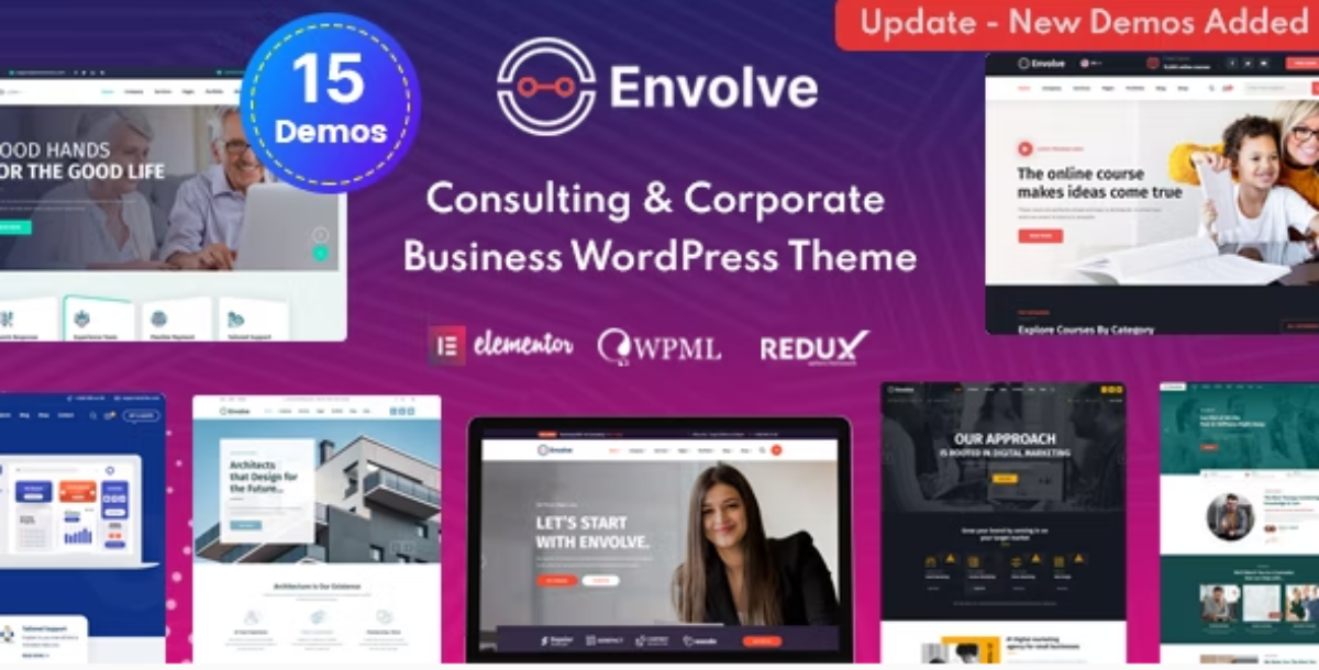 Envolve - Consulting Business WordPress Theme