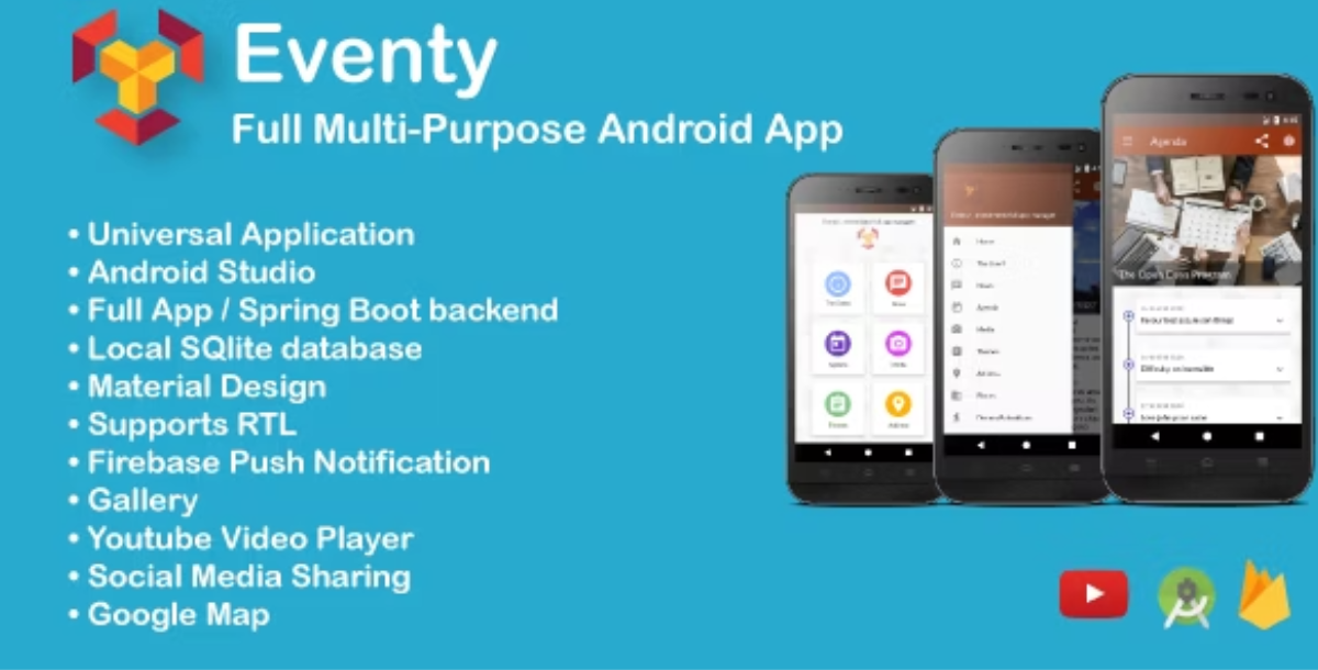 Eventy- Full Multi-Purpose Android App