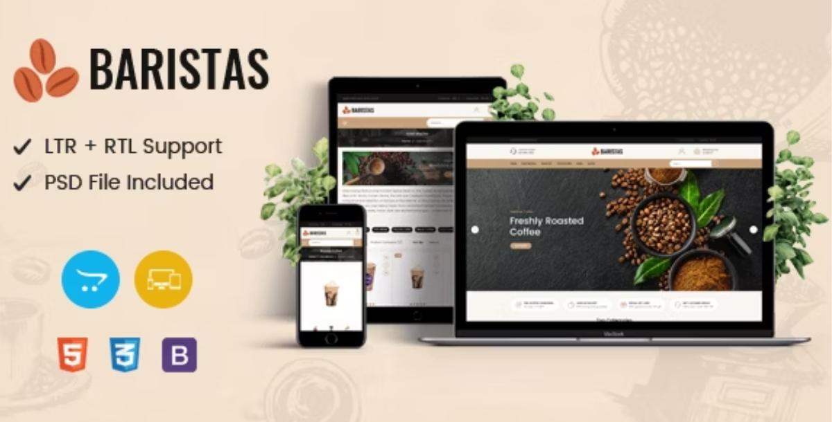 Baristas - Coffee Responsive OpenCart Theme