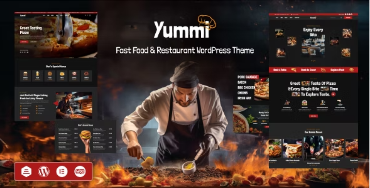 Yummi - Restaurant WordPress Theme