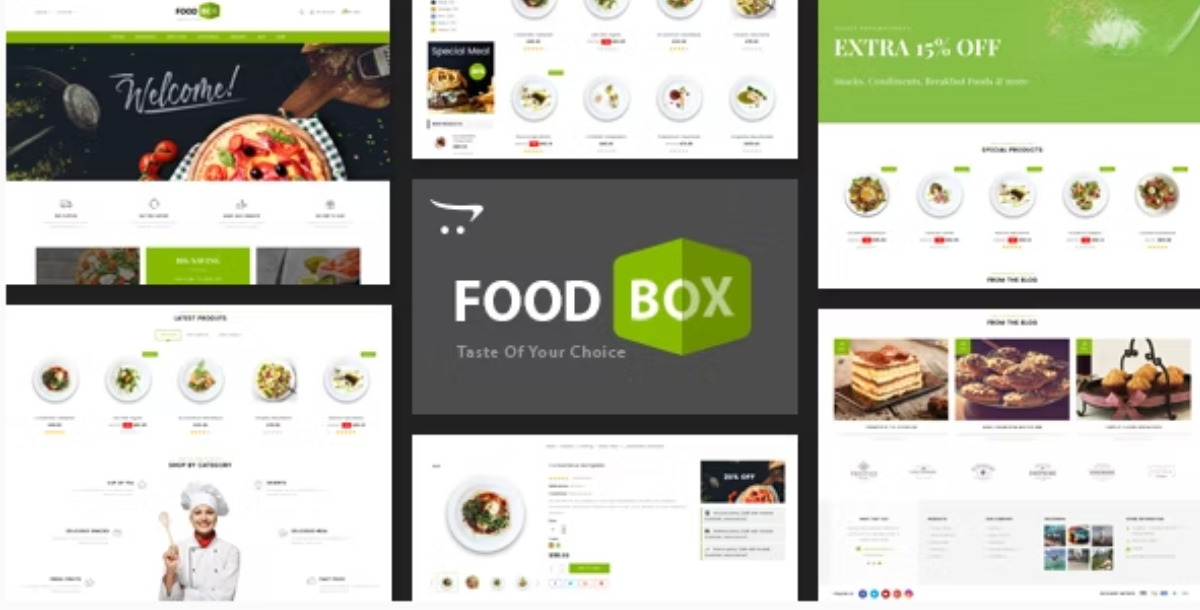 Food Box - Multipurpose Opencart 3.x Responsive Theme