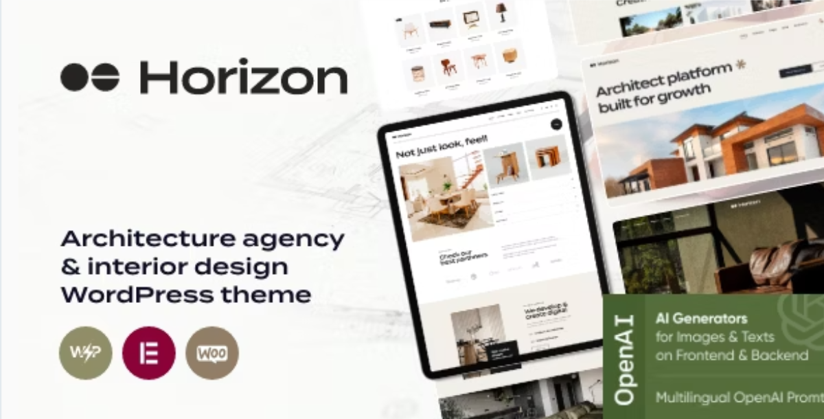 Horizon - Interior Design WordPress Theme