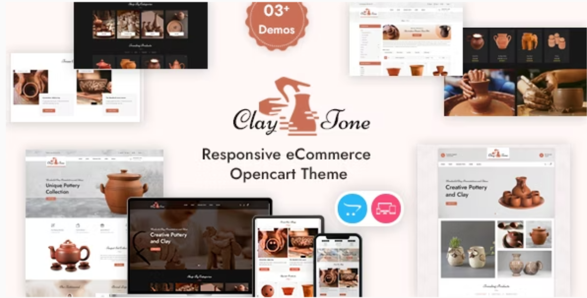 Claytone - Responsive OpenCart Theme