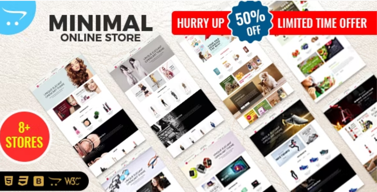 Minimal - Responsive OpenCart Theme