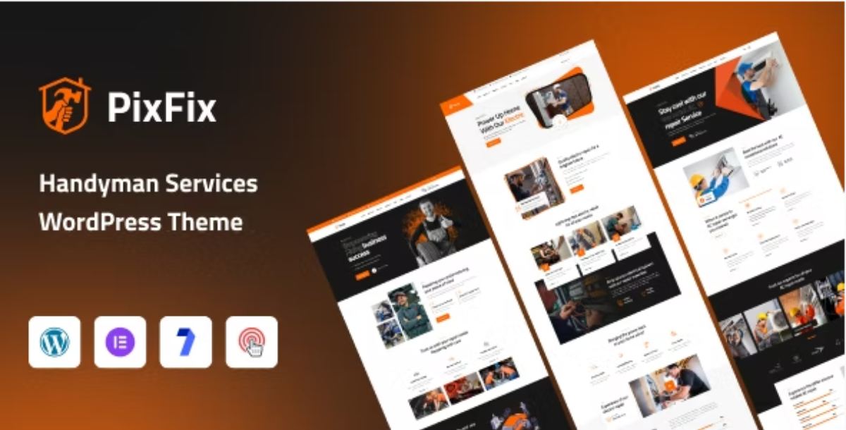 PixFix - Handyman Services WordPress Theme