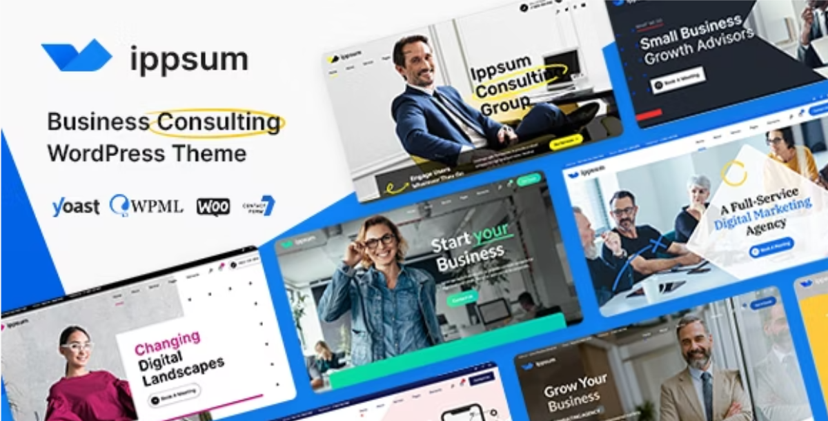 Ippsum - Business Consulting WordPress Theme