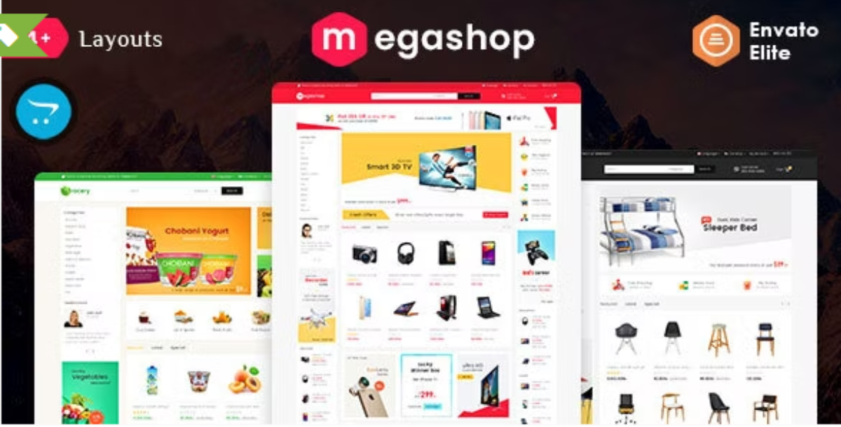 MegaShop - OpenCart Multi-Purpose Theme For Mega Electronics, Marketplaces