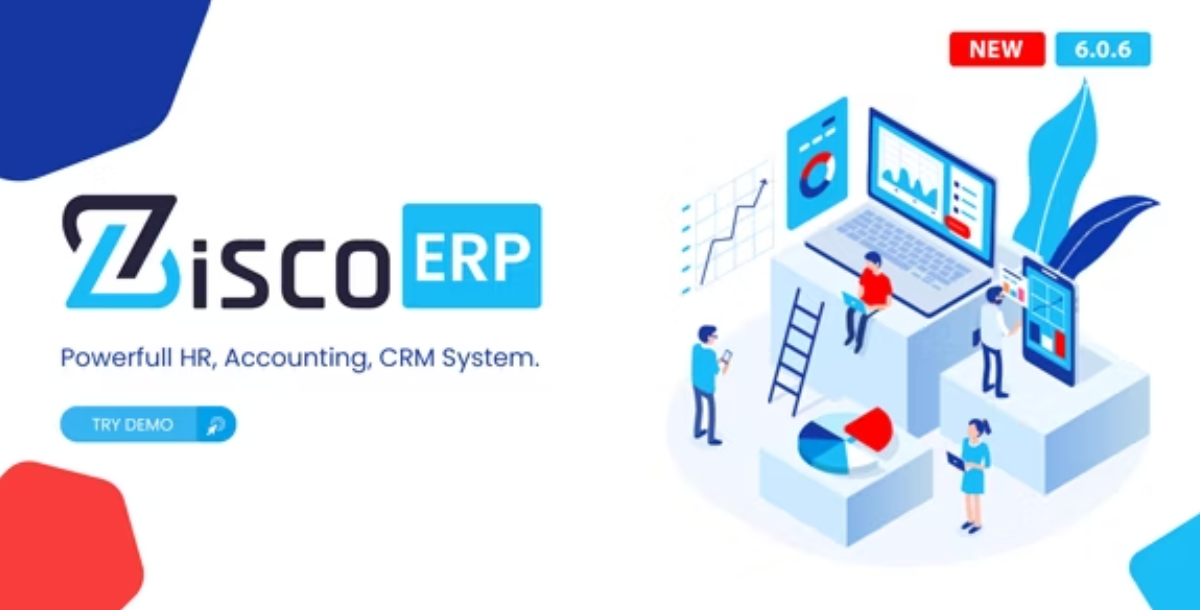 ZiscoERP - Powerful HR, Accounting, CRM System