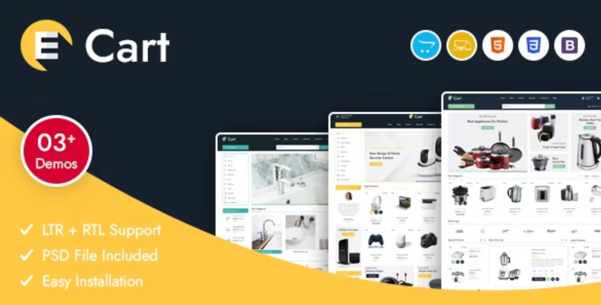 ECart - Responsive OpenCart Theme