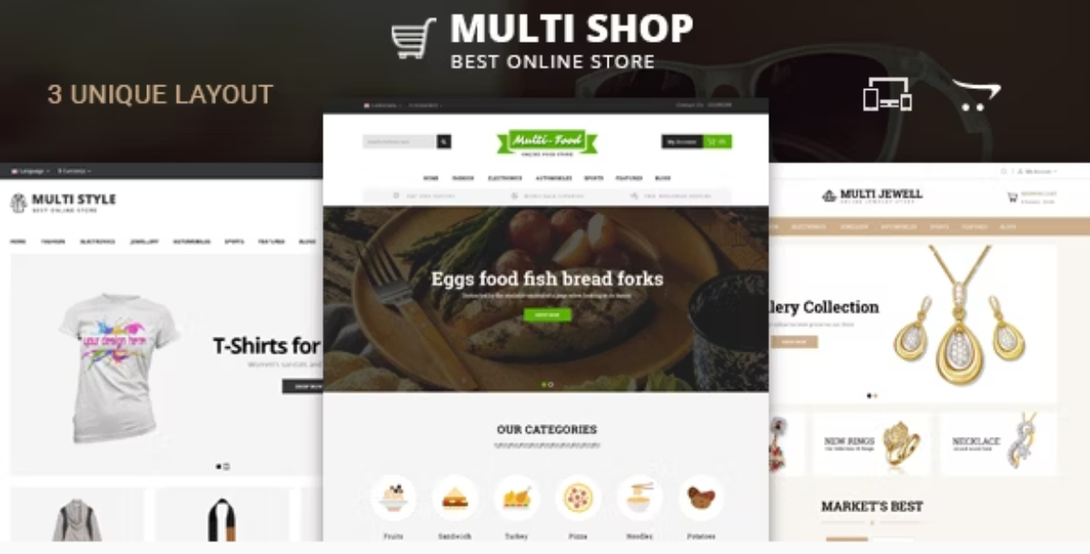 Multi Shop - OpenCart 2 & 3 Responsive Theme