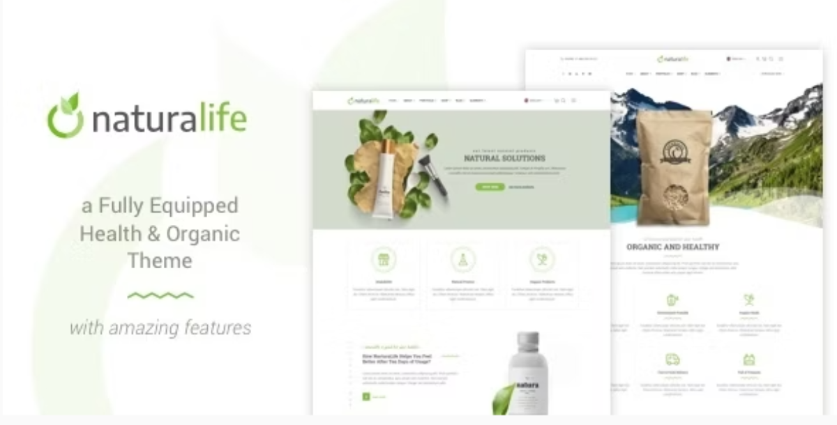 NaturaLife | Health & Organic WordPress Theme