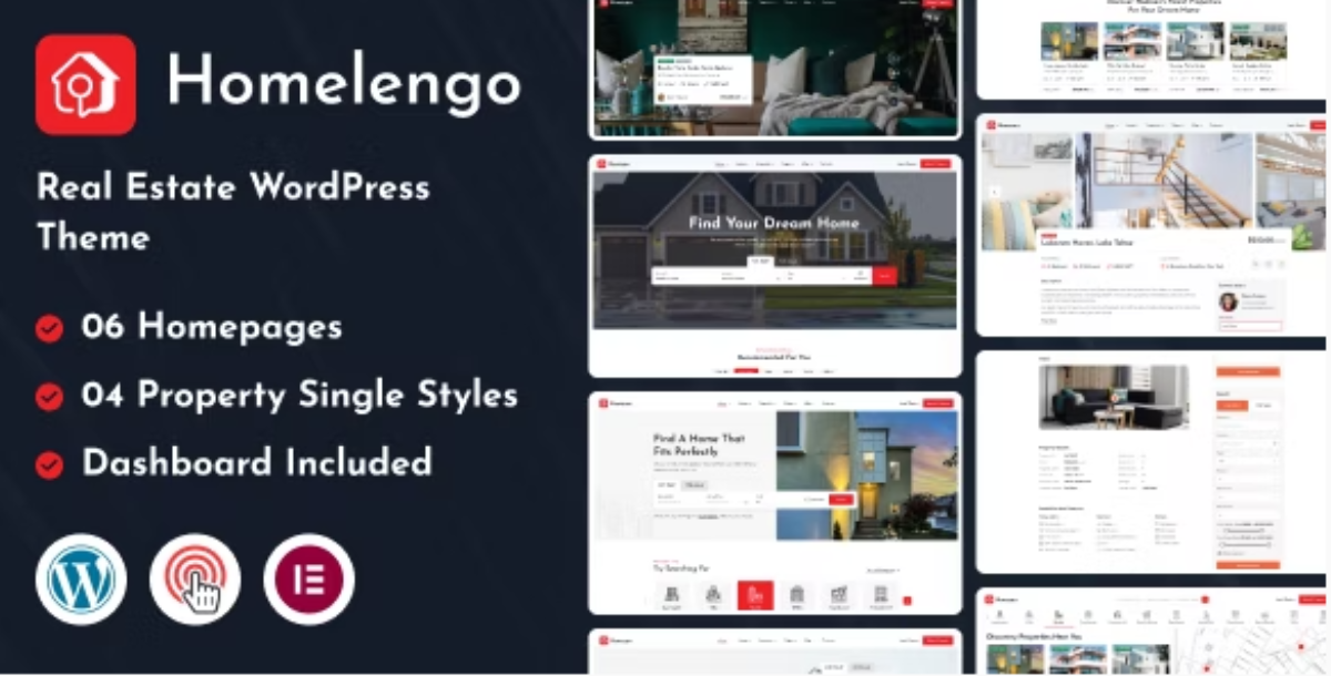 Homelengo - Real Estate WordPress Theme