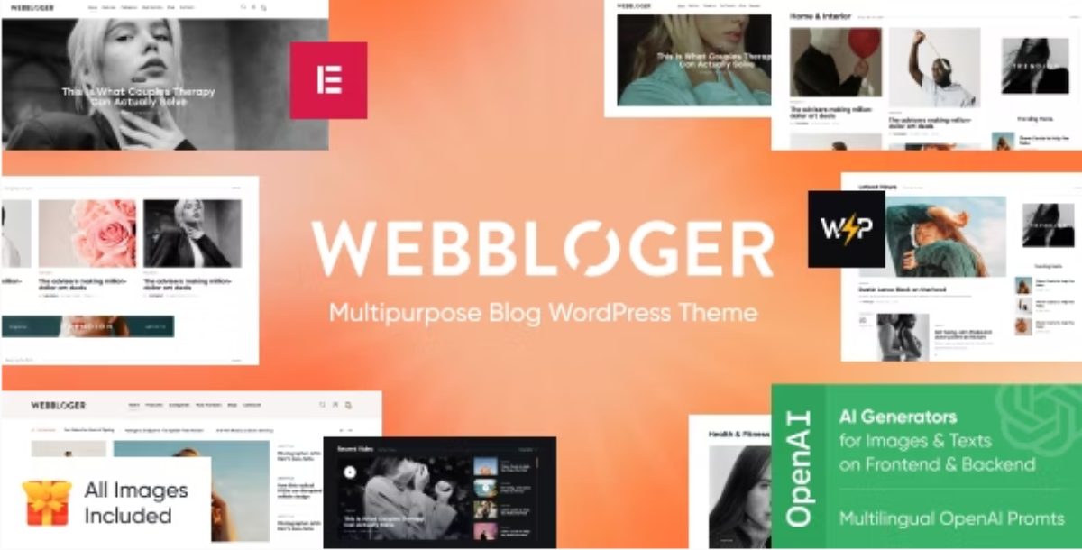 Webbloger - Multipurpose Blog WordPress Theme