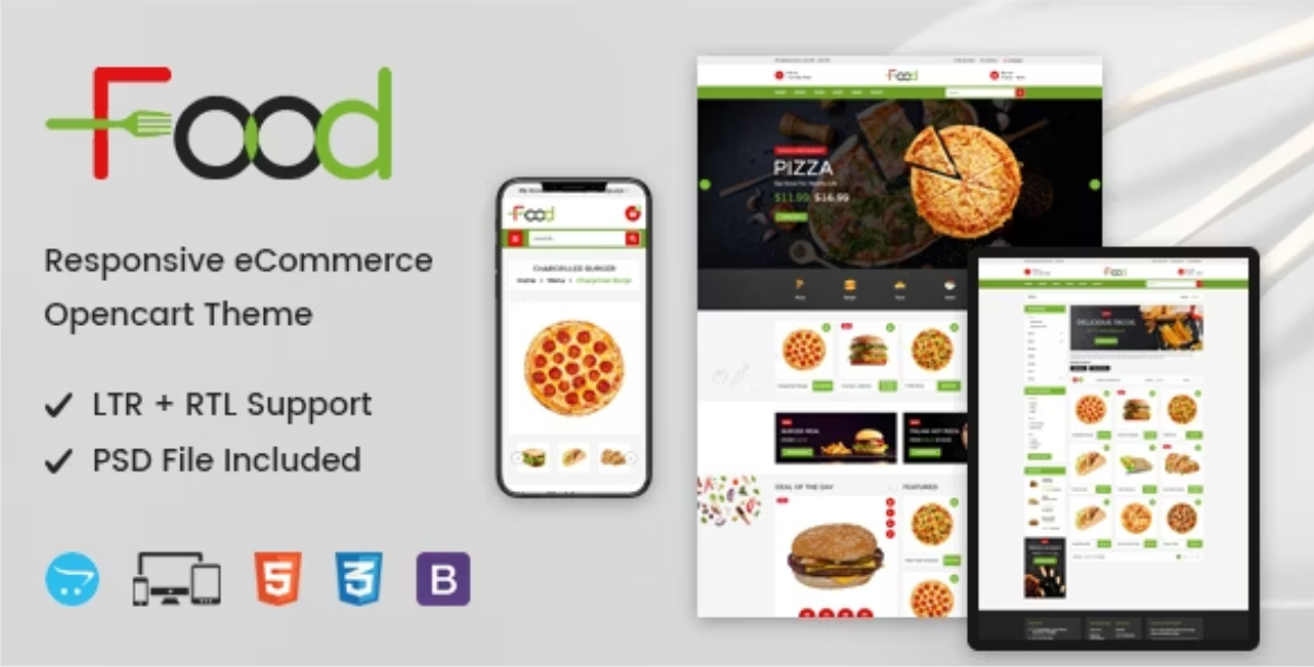 Food - Responsive OpenCart Theme