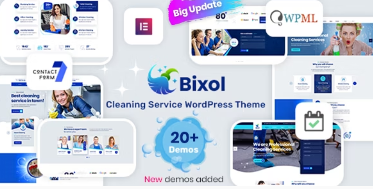 Bixol - Cleaning Services WordPress