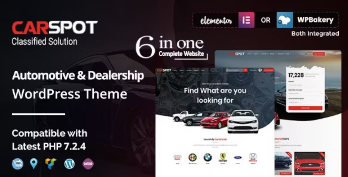 CarSpot – Dealership Wordpress Classified Theme