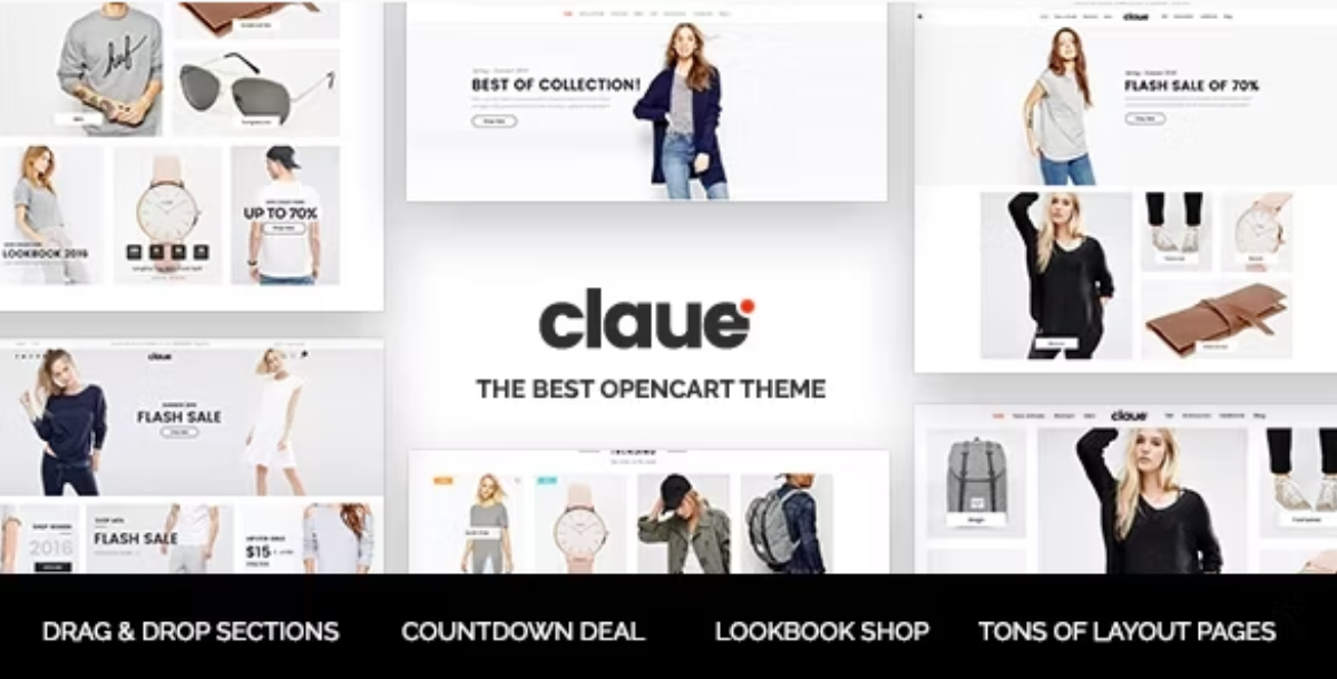 Claue - The Clean & Minimalist OpenCart Theme