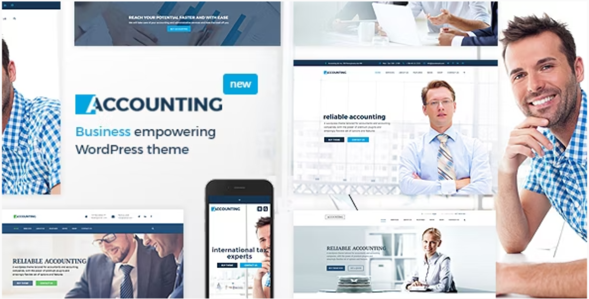 Accounting - Business, Consulting and Finance WordPress theme