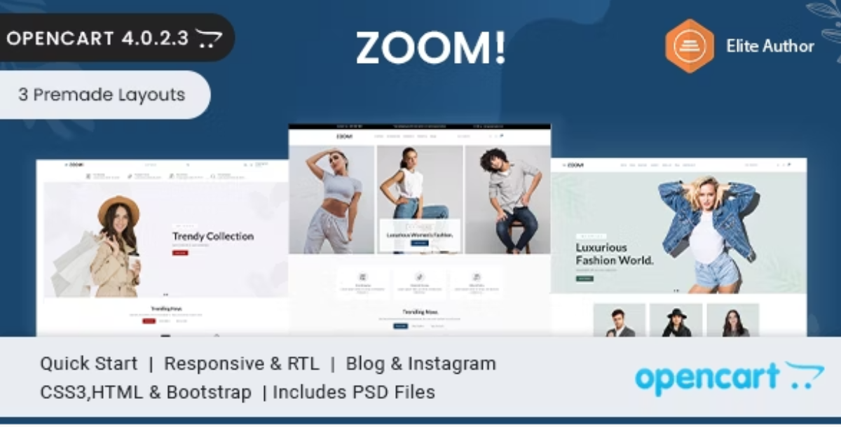 Zoom - Fashion & Clothing Opencart Theme