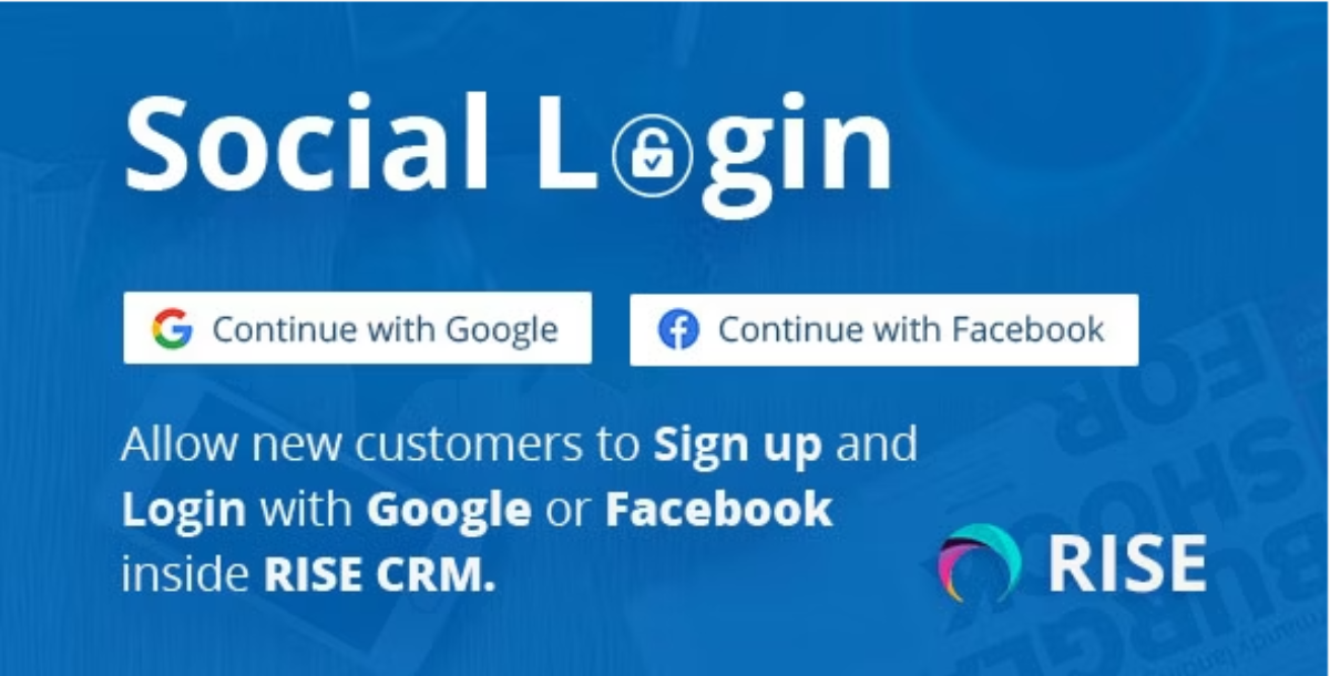 Social Login for RISE CRM