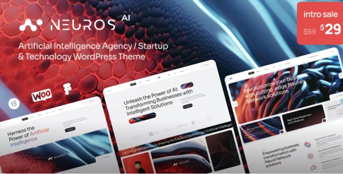 Neuros | AI Agency & Technology WordPress Theme