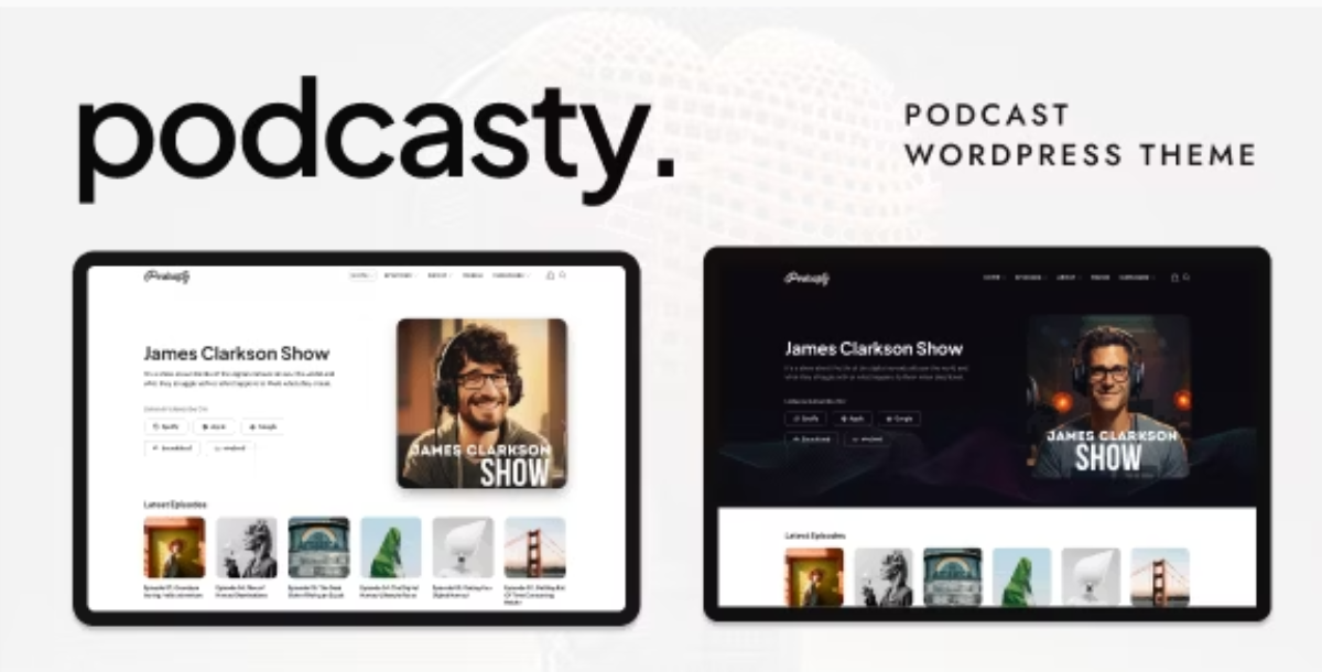 Podcasty - WordPress Podcast Theme