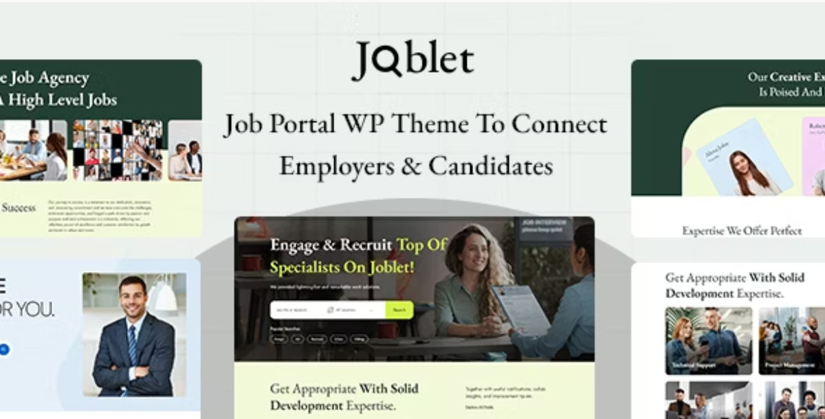 Joblet - Job Recruitment Services WordPress Theme