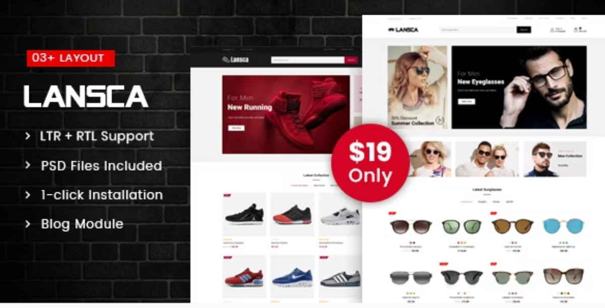 Lansca - OpenCart 3.x Responsive Theme