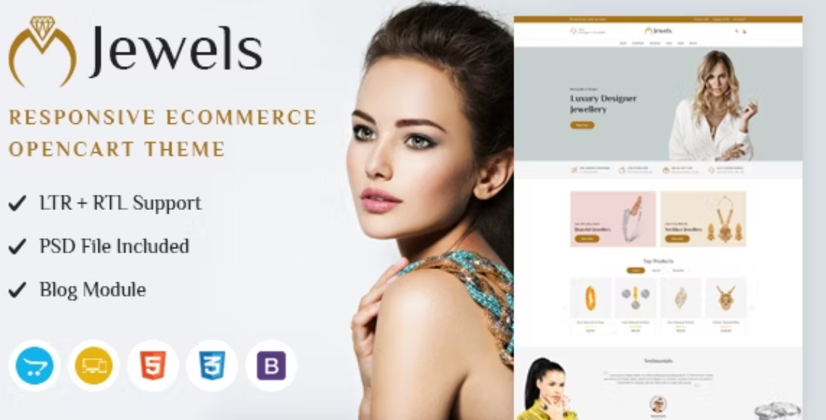 Jewels - Responsive OpenCart Theme