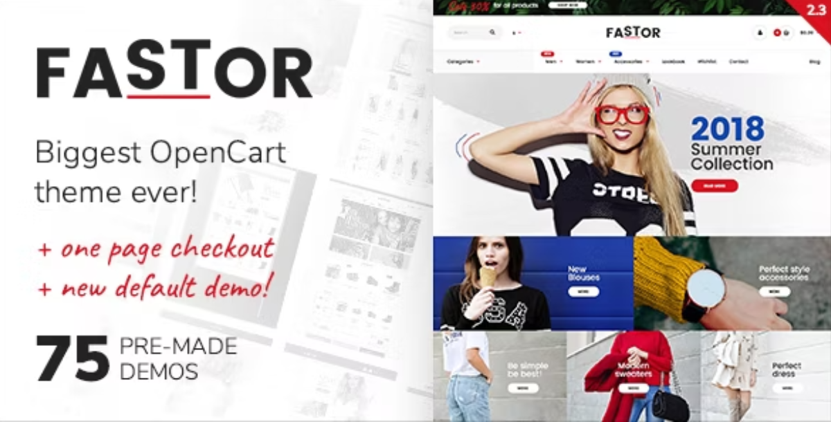 Fastor - Multipurpose Responsive Opencart Theme