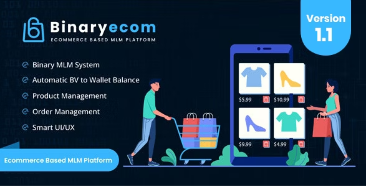 BinaryEcom - Ecommerce Based MLM Platform