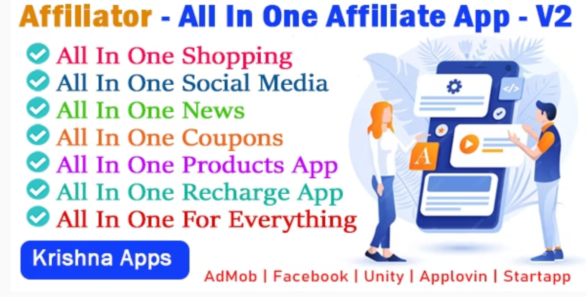 Affiliator - All In One Affiliate Marketing Android App With Admin Panel & In-App-Purchase