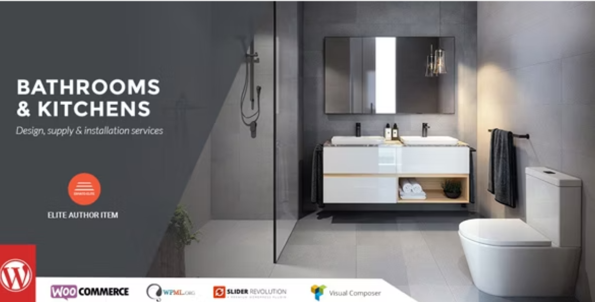 Bathrooms And Kitchens - WordPress Theme