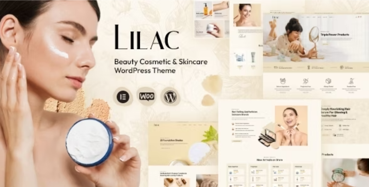 Lilac - Beauty Cosmetics Shop WordPress Theme