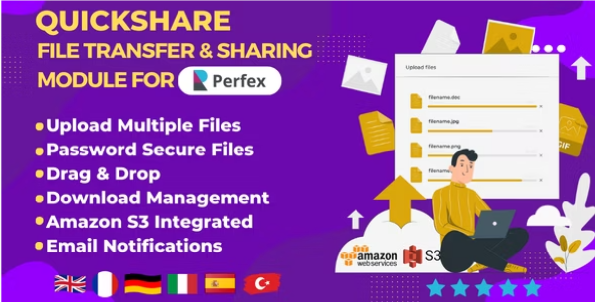 QuickShare - File transfer & sharing module for Perfex CRM