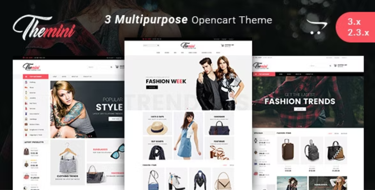 Themini - Multipurpose Responsive Fashion Opencart 3.x Theme